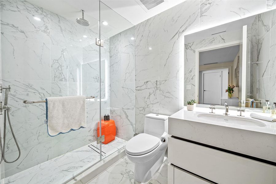 Furnished interior view inside a new home in , Fort Lauderdale (Image 36).