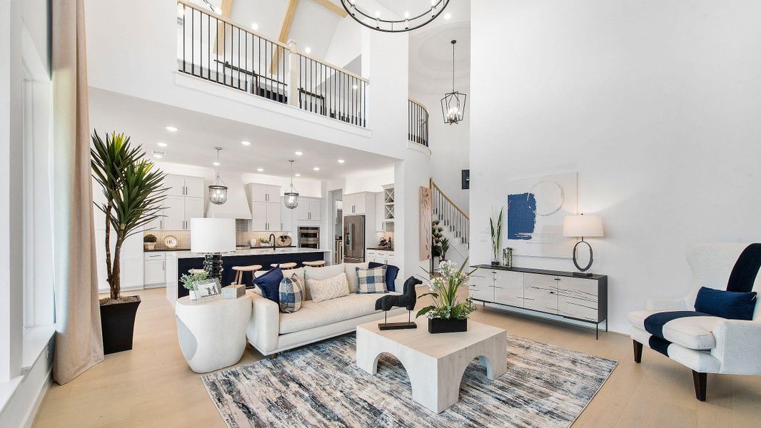 Furnished interior view inside a new home in Legacy, League City (Image 19).