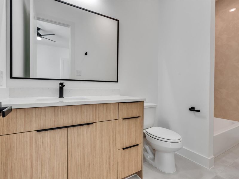 Furnished interior view inside a new home in , Houston (Image 18).