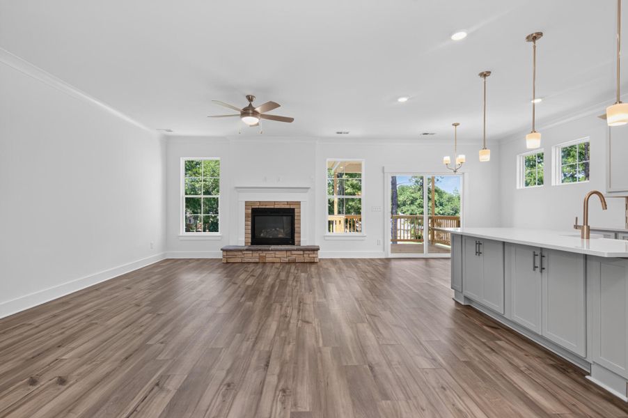 Spacious, unfurnished interior of a new home in True Cedar at Woodside Plantation, Aiken (Image 15).