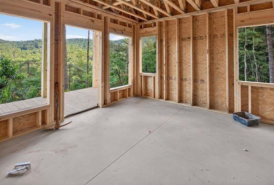 In-progress construction of a new home in , Cherry Log, GA (Image 15).