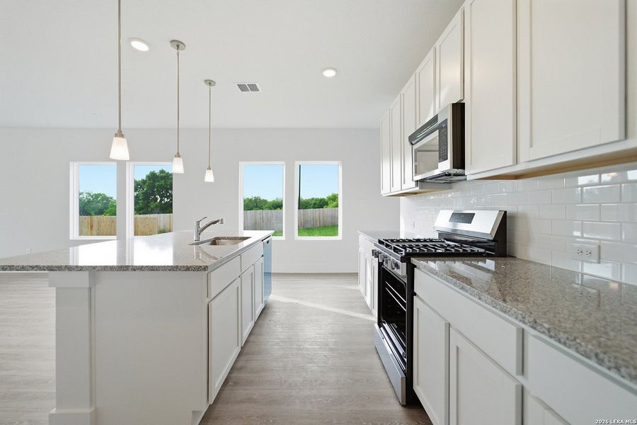 Furnished interior view inside a new home in Garden Grove, San Antonio (Image 6).