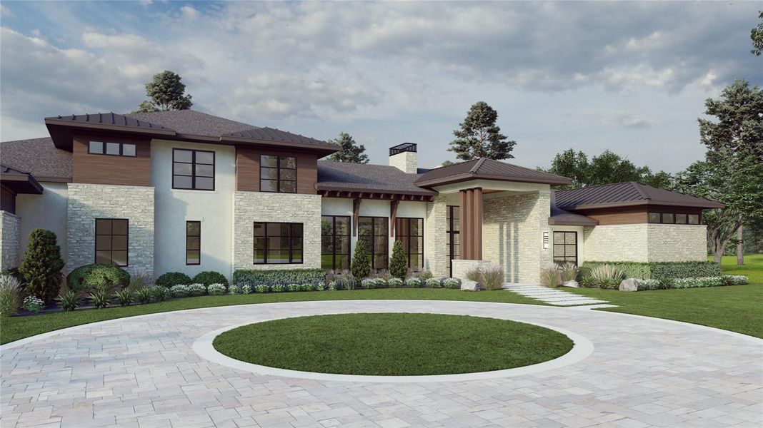 Front exterior of a new home in , Hockley, TX, highlighting curb appeal (Image 14). Front exterior of a new home in , Hockley, TX, highlighting curb appeal (Image 14).