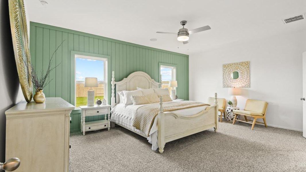 Furnished interior view inside a new home in Lake Conroe Cove, Willis (Image 10).