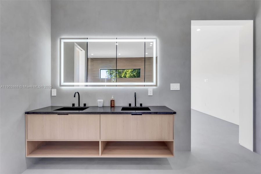 Furnished interior view inside a new home in , Miami Springs (Image 9).