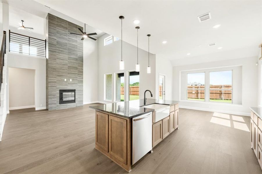 Furnished interior view inside a new home in The Oaks, Red Oak (Image 10). Furnished interior view inside a new home in The Oaks, Red Oak (Image 10).