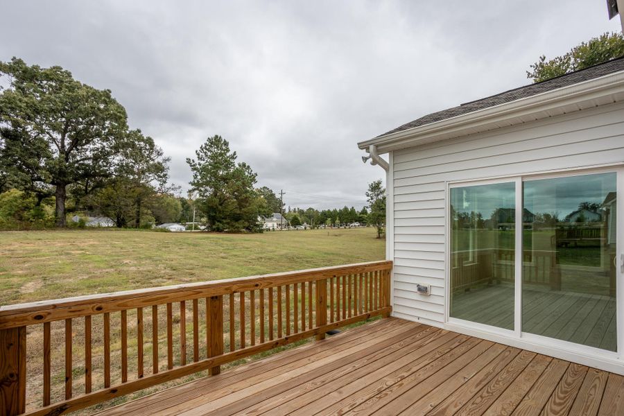 Exterior details and patio area of a home in Browning Mill, Wendell (Image 24).