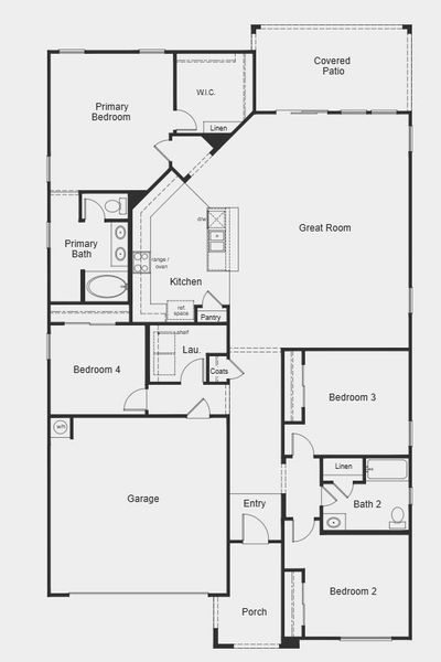 2D floor plan layout for the 2128 Modeled by KB Home in Mesquite at Teravalis, Buckeye, AZ (Image 3). 2D floor plan layout for the 2128 Modeled by KB Home in Mesquite at Teravalis, Buckeye, AZ (Image 3).