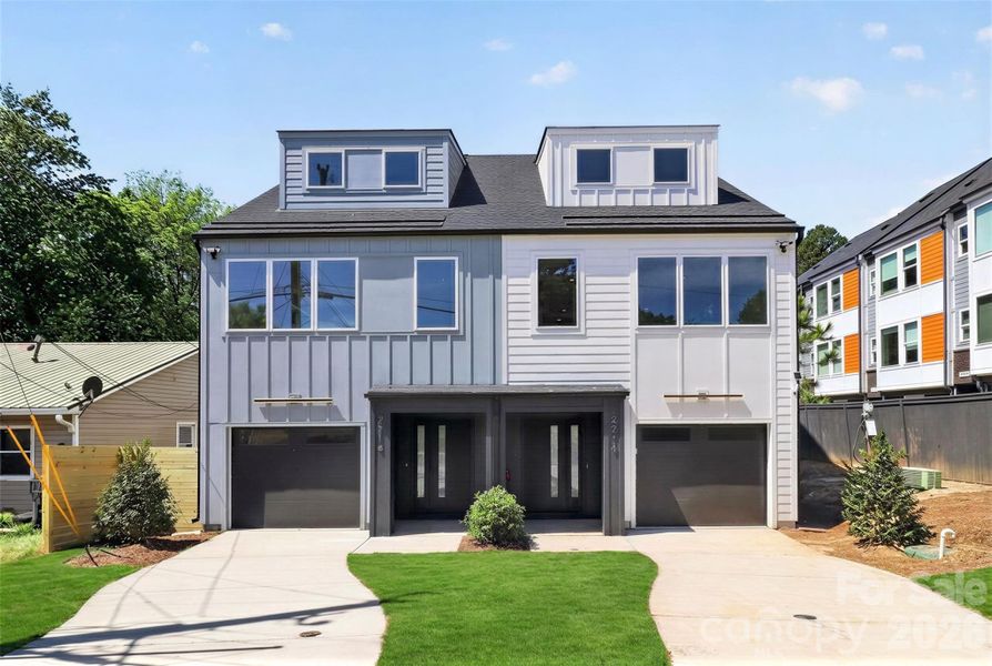 Front exterior of a new home in , Charlotte, NC, highlighting curb appeal (Image 31).