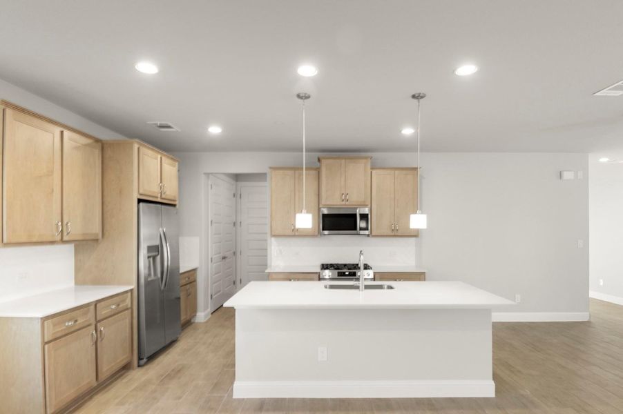 Furnished interior view inside a new home in Clear Creek, Round Rock (Image 17).