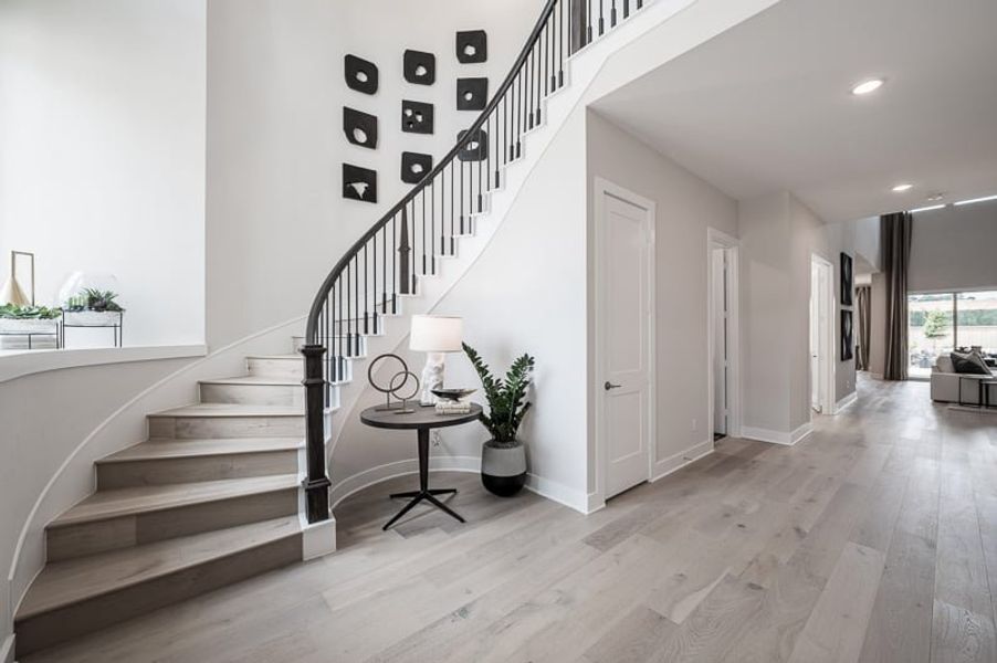 Representative furnished interior of a home built from the Goldeneye by Tri Pointe Homes in Cascade at Azalea Trails, Cypress (Image 7). Representative furnished interior of a home built from the Goldeneye by Tri Pointe Homes in Cascade at Azalea Trails, Cypress (Image 7).