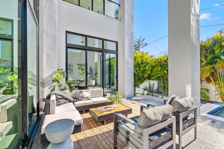 Exterior details and patio area of a home in , St. Petersburg (Image 2). Exterior details and patio area of a home in , St. Petersburg (Image 2).