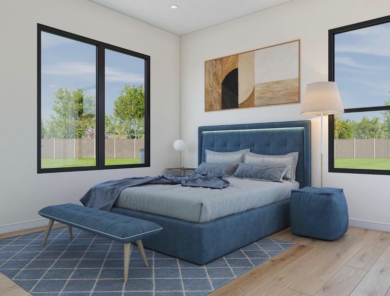 Furnished interior view inside a new home in , Houston (Image 6).