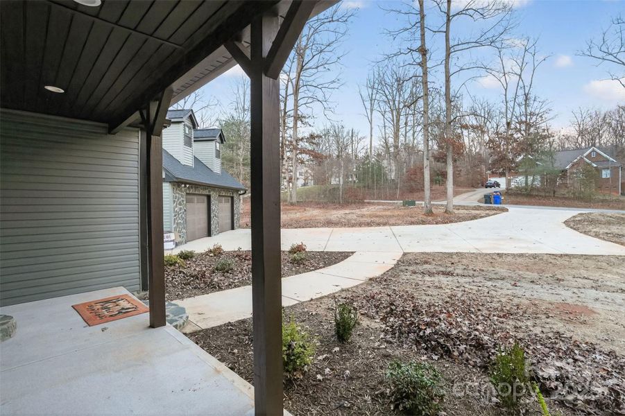 Exterior details and patio area of a home in , Statesville (Image 3).