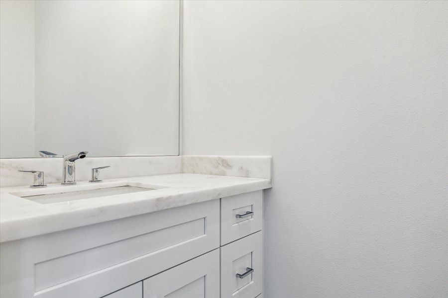 Powder Room on the Second Floor.