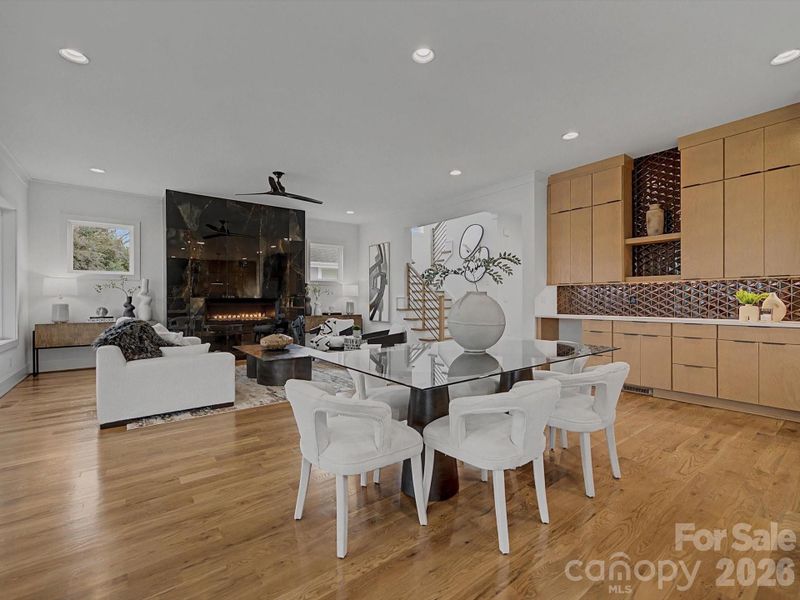 Furnished interior view inside a new home in , Charlotte (Image 34).