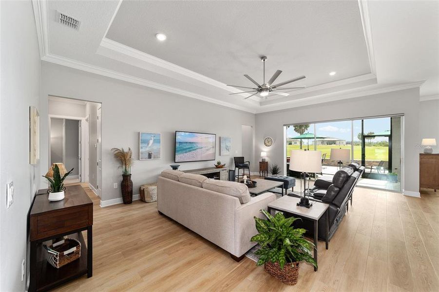 Furnished interior view inside a new home in , Ocala (Image 17).