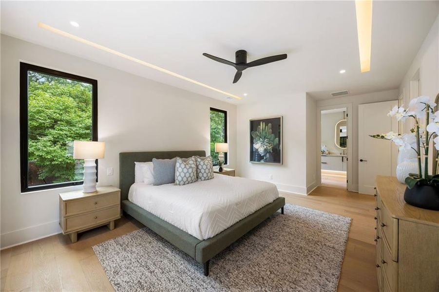 Furnished interior view inside a new home in , Atlanta (Image 42).