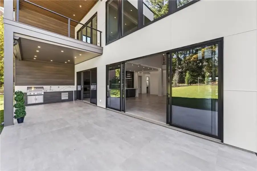 Exterior details and patio area of a home in , Smyrna (Image 49).