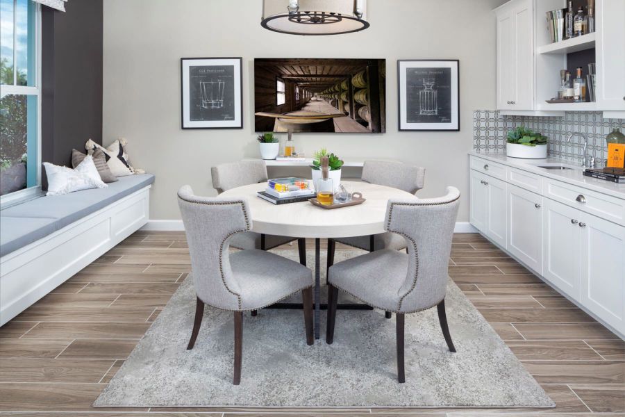 Furnished interior view inside a new home in Tradition, Port St. Lucie (Image 7).