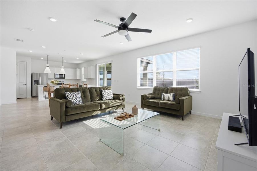 Furnished interior view inside a new home in Marion Ranch, Ocala (Image 8).