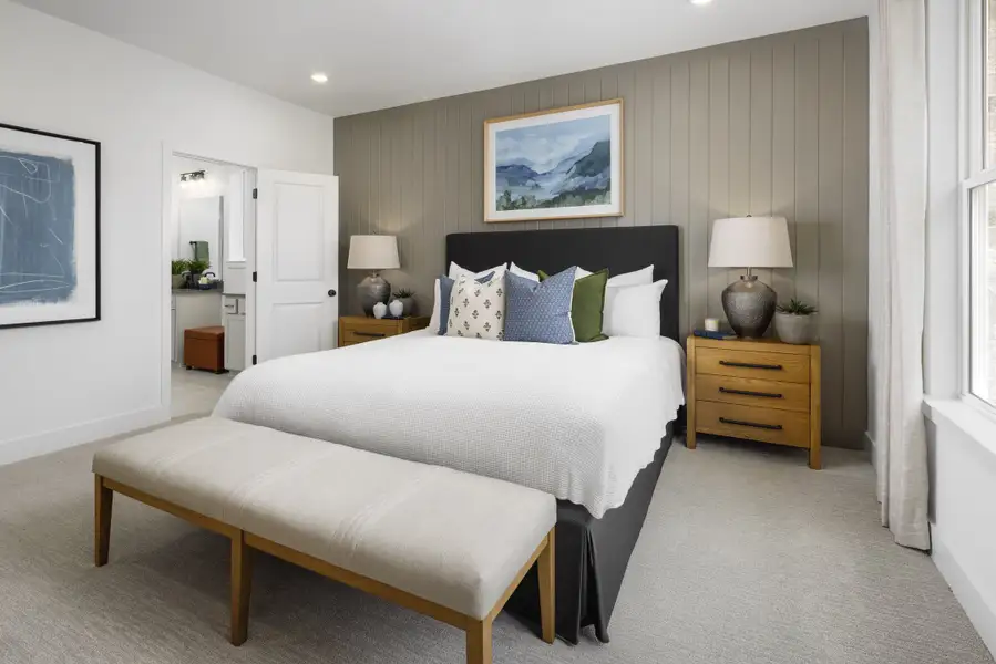 Furnished interior in a model home at Raburn Reserve in Tomball (Image 21). Furnished interior in a model home at Raburn Reserve in Tomball (Image 21).