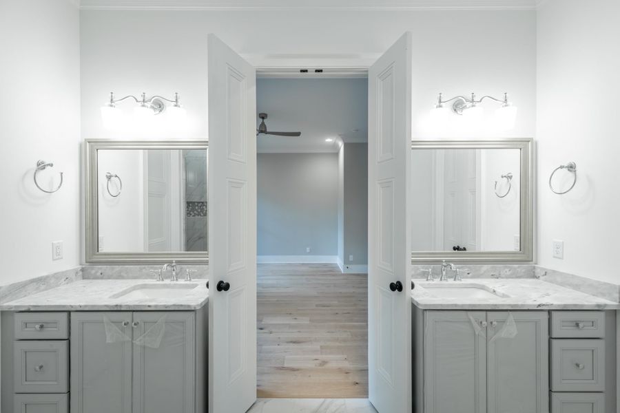 Representative furnished interior of a home built from the Carolina B by Riverstone Construction, LLC in River Gorge Ranch, River Gorge Ranch (Image 14).