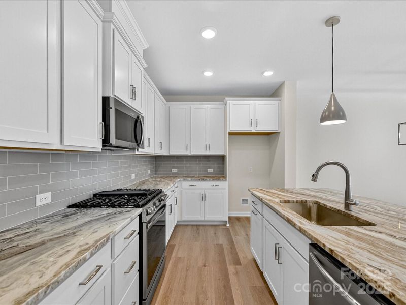 Furnished interior view inside a new home in North Creek Village, Huntersville (Image 6). Furnished interior view inside a new home in North Creek Village, Huntersville (Image 6).