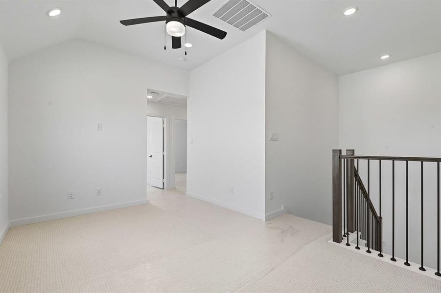 Spacious, unfurnished interior of a new home in Walsh: Townhomes - The Patios, Aledo (Image 22). Spacious, unfurnished interior of a new home in Walsh: Townhomes - The Patios, Aledo (Image 22).