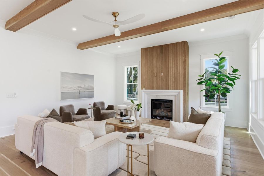 Furnished interior view inside a new home in , Mount Pleasant (Image 29).