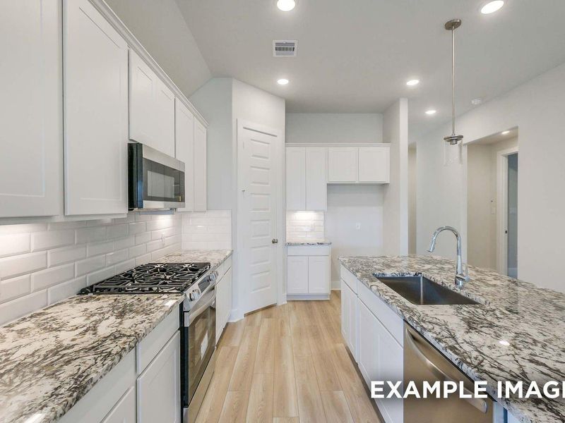 Furnished interior view inside a new home in Enclave at Newport, Crosby (Image 3).