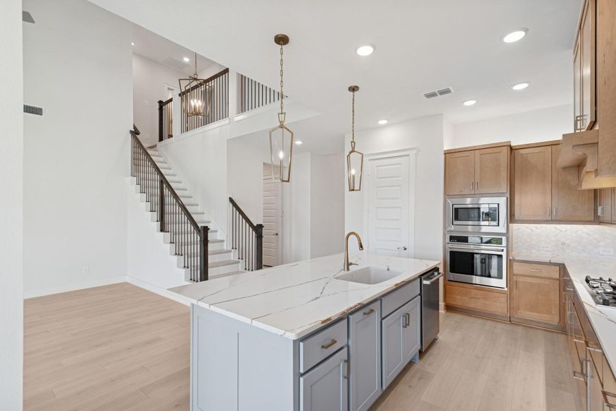 Furnished interior view inside a new home in ARTAVIA 50' Homesites, Conroe (Image 2).