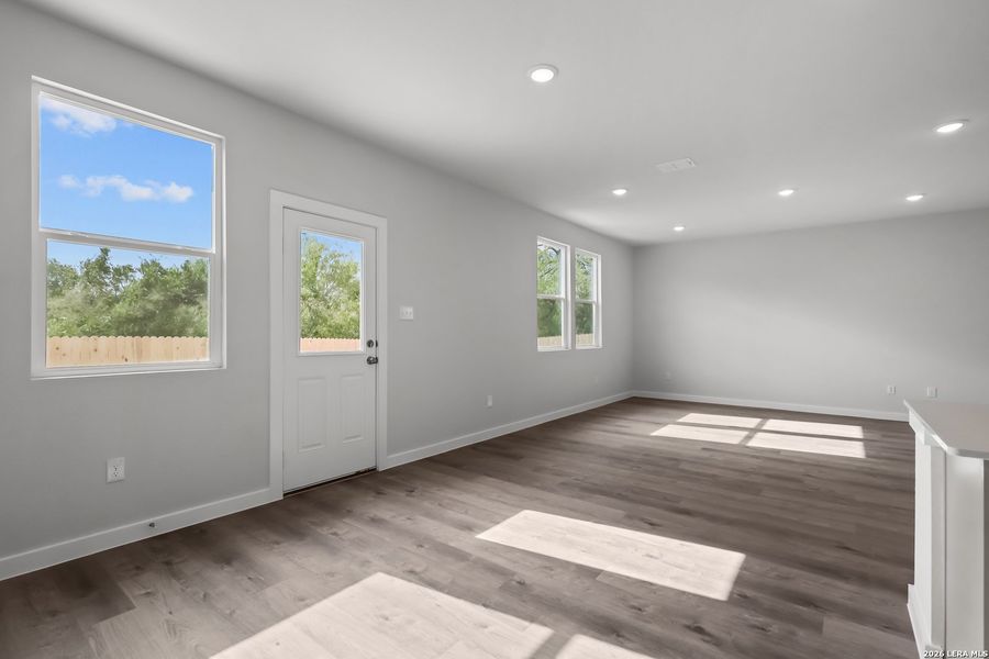 Spacious, unfurnished interior of a new home in Applewhite Meadows, San Antonio (Image 30). Spacious, unfurnished interior of a new home in Applewhite Meadows, San Antonio (Image 30).