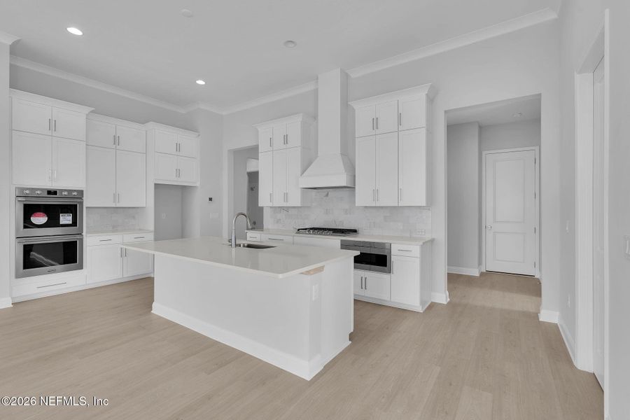 Furnished interior view inside a new home in Amelia National Country Club, Fernandina Beach (Image 10).