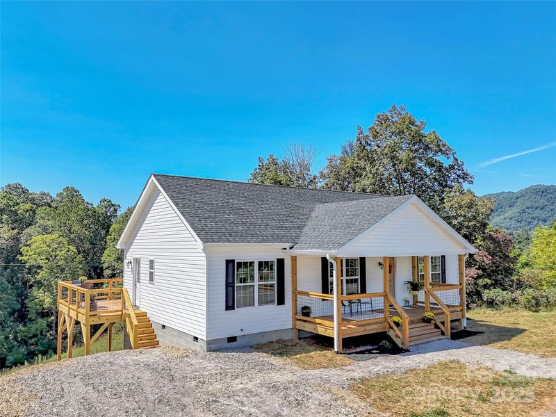 Front exterior of a new home in , Canton, NC, highlighting curb appeal (Image 26).