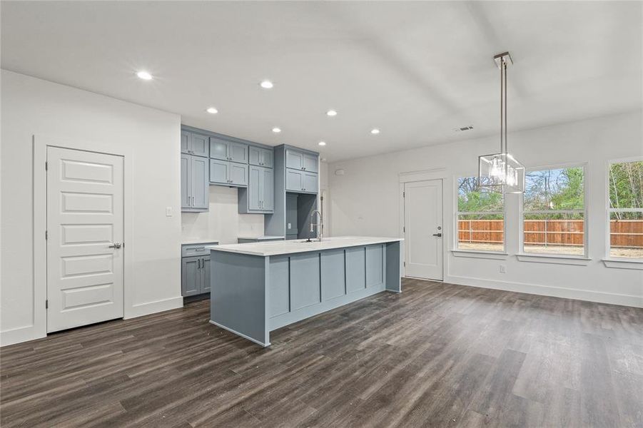 Furnished interior view inside a new home in , Dallas (Image 10). Furnished interior view inside a new home in , Dallas (Image 10).