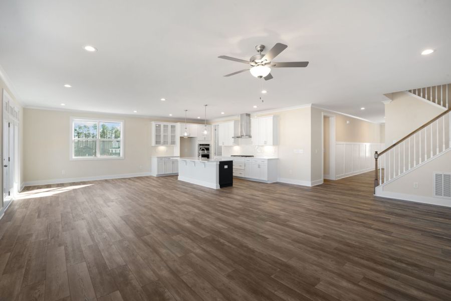 Representative unfurnished interior of a home built from the Olympic by Mattamy Homes in Magnolia Park, Garner (Image 18).