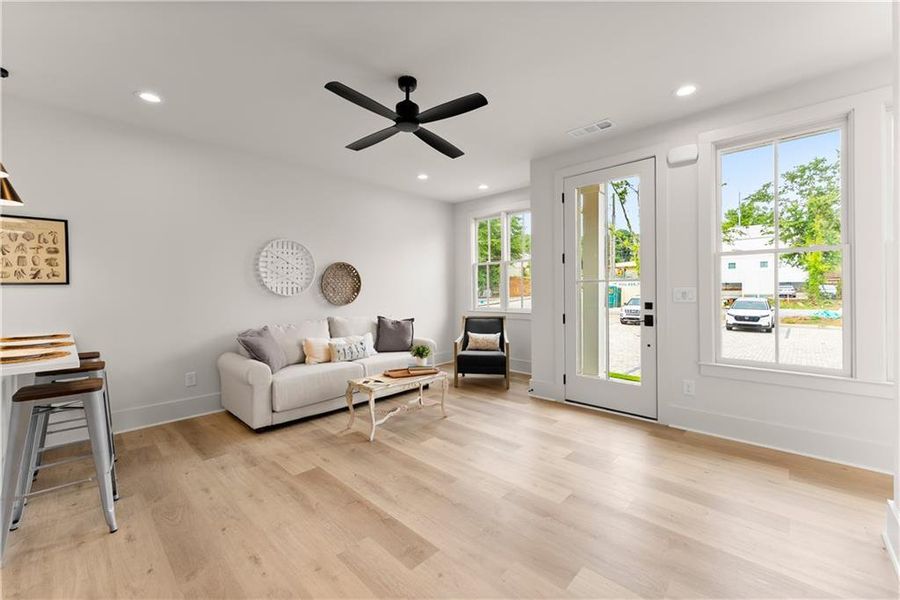 Furnished interior view inside a new home in , Gainesville (Image 7).