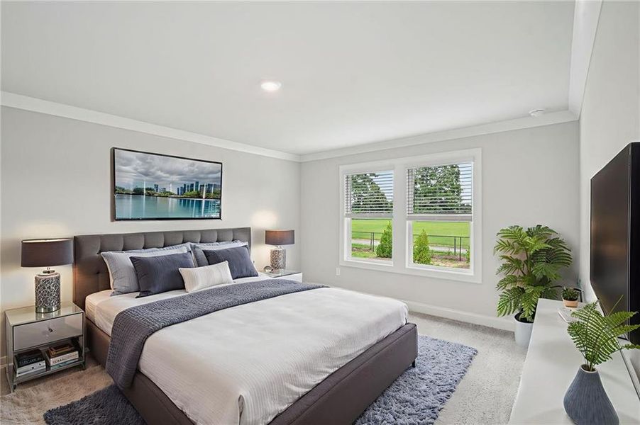Furnished interior view inside a new home in Martin Springs - Estate Series, Lawrenceville (Image 8).