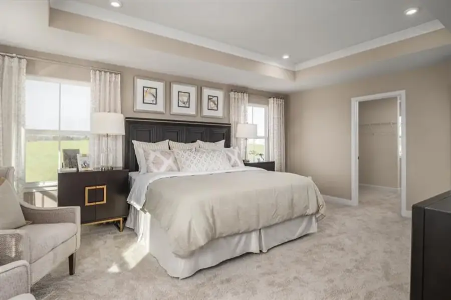 Furnished interior view inside a new home in Eagles Crest, Commerce (Image 20).