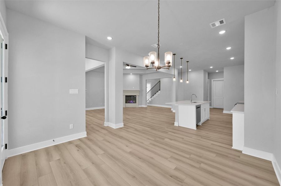 Furnished interior view inside a new home in , Houston (Image 11). Furnished interior view inside a new home in , Houston (Image 11).