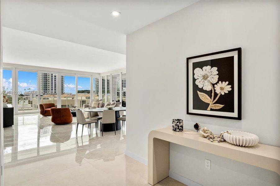Furnished interior view inside a new home in , Fort Lauderdale (Image 6).