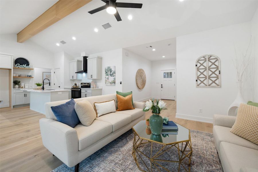 Aerial view of property and surrounding area