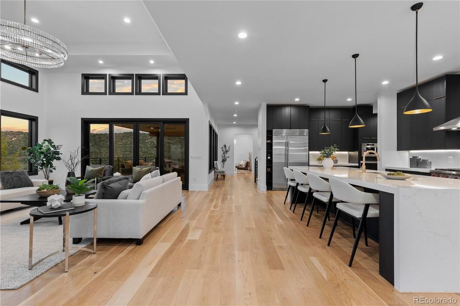 Furnished interior view inside a new home in , Littleton (Image 26).