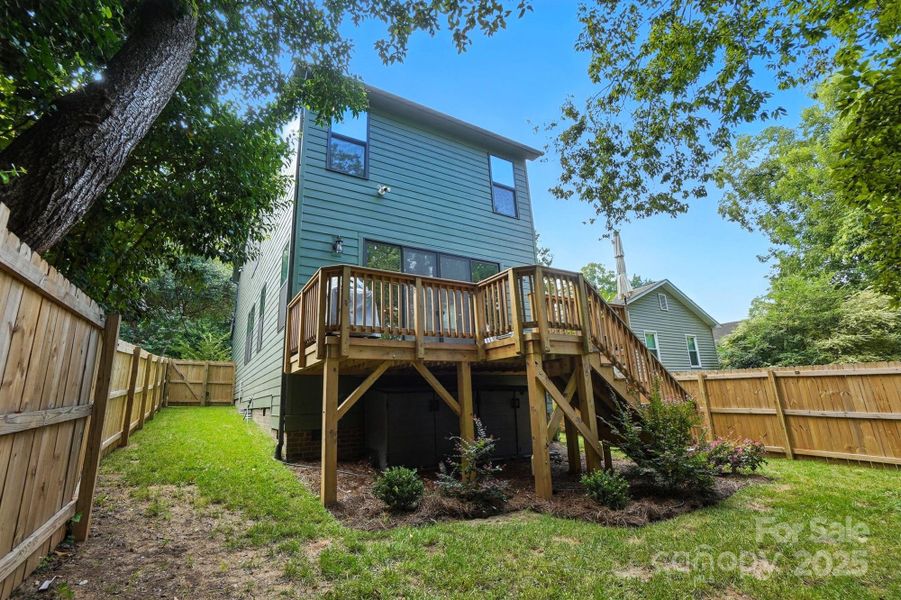 Storage units under deck