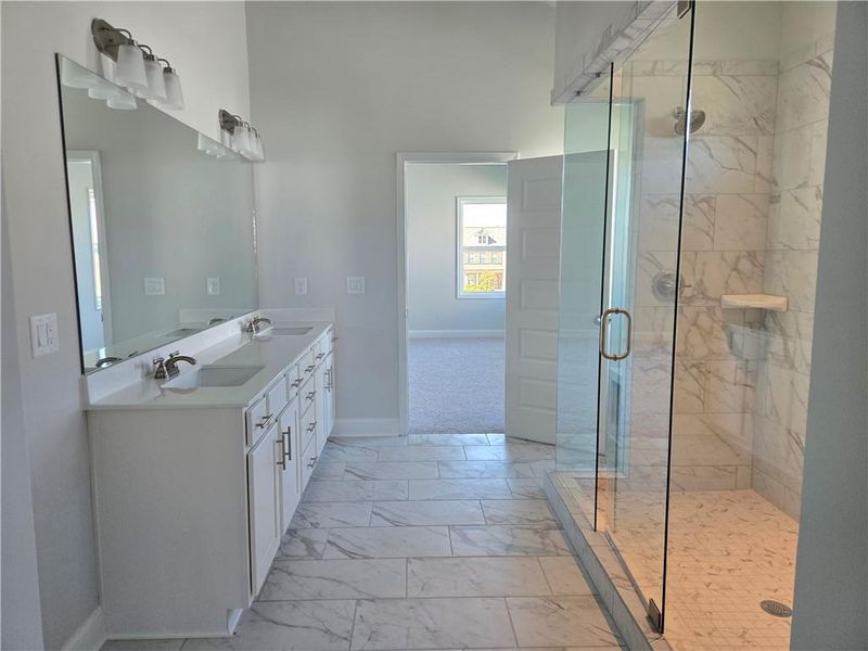 Furnished interior view inside a new home in Enclave at Logan Point, Loganville (Image 11).