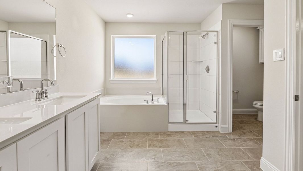 Furnished interior view inside a new home in Silverado, Aubrey (Image 6).