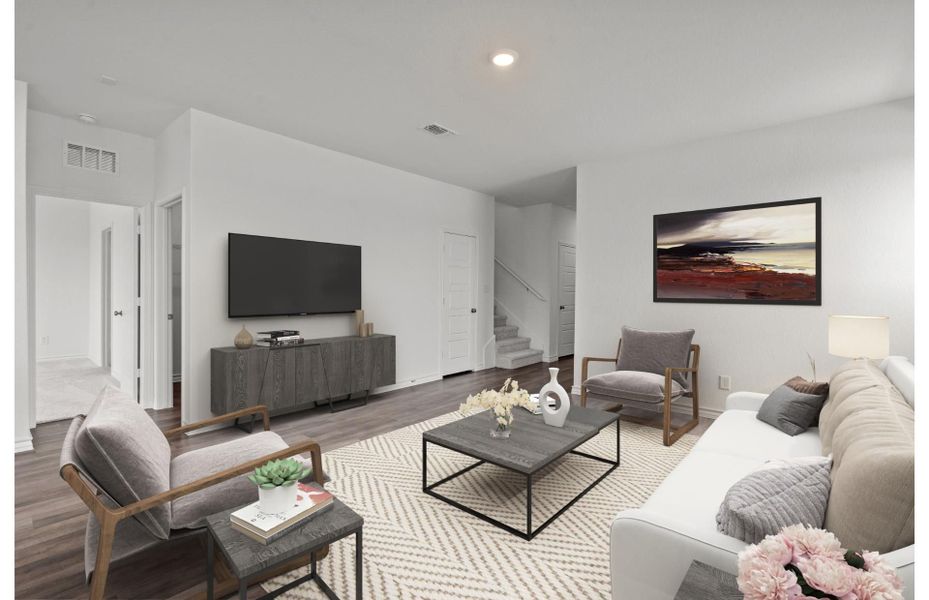 Representative furnished interior of a home built from the Enloe by Centex in Dove Song, Marion (Image 10).