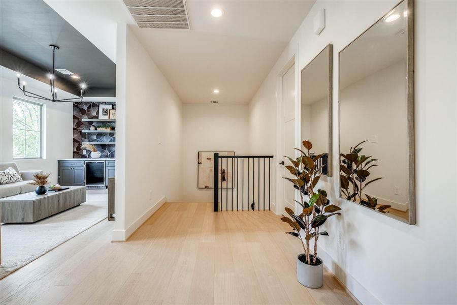 Furnished interior view inside a new home in , Houston (Image 17). Furnished interior view inside a new home in , Houston (Image 17).