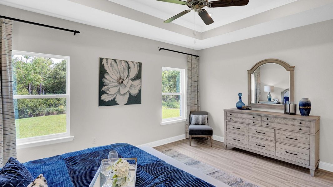 Representative furnished interior of a home built from the Jasmine by D.R. Horton in Palm Ridge, Guyton (Image 22). Representative furnished interior of a home built from the Jasmine by D.R. Horton in Palm Ridge, Guyton (Image 22).